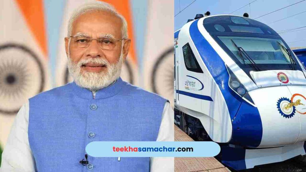 Prime Minister Narendra Modi Flags Off 10 New Vande Bharat Trains, Unveils Ambitious Railway Projects