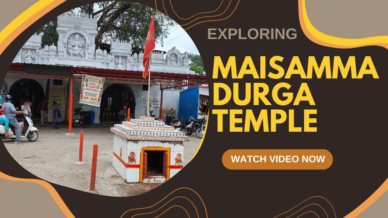 Join us on a spiritual journey to the Maisamma Durga Temple in Hyderabad. Experience the divine darshan, explore the temple's serene ambiance, and listen to the captivating story of Durga Mata. Watch now!