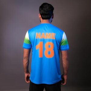 Indian ODI Cricket Jersey 2024-25 | Personalized with Name & Number | Blue Team India Jersey for Kids, Men & Women | Sizes 2Y Kid to 4XL