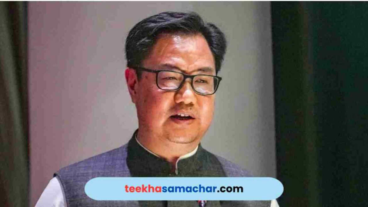 Kiren Rijiju gets Additional Charge as Pashupati Kumar Paras Resigns: A Political Shift Unveiled