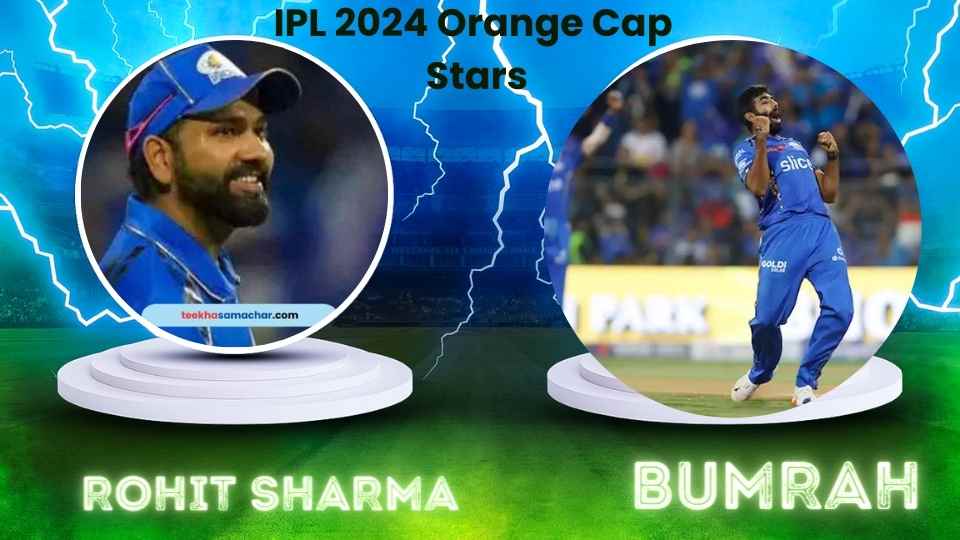 IPL 2024 Orange Cap And Purple Cap Standings After MI vs CSK Match: Rohit Sharma Moves to 4th; Bumrah Loses Top Spot