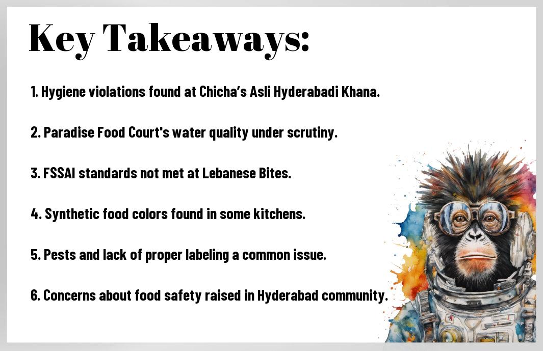Unveiling the shocking violations found during recent raids on top restaurants in Hyderabad's Masab Tank area. Discover the unsanitary practices that have come to light and what it means for food safety in the city.