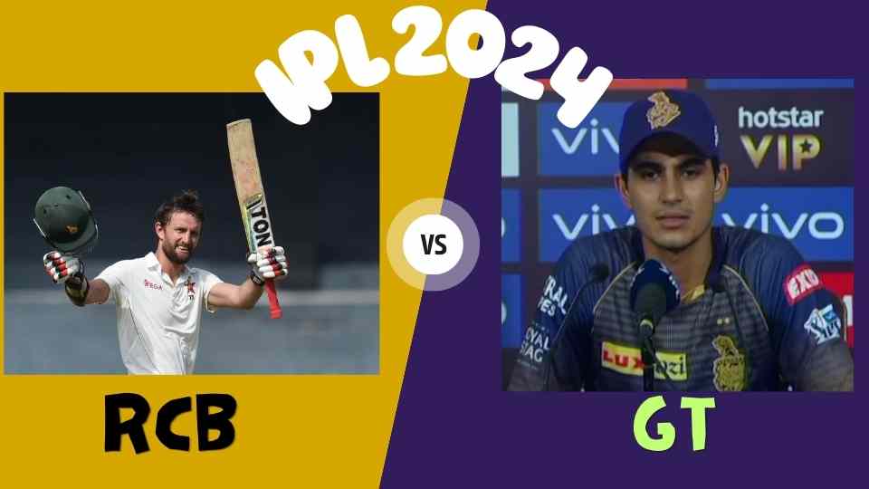 RCB vs GT Live Score IPL 2024: Royal Challengers Bangalore vs Gujarat Titans Clash Today