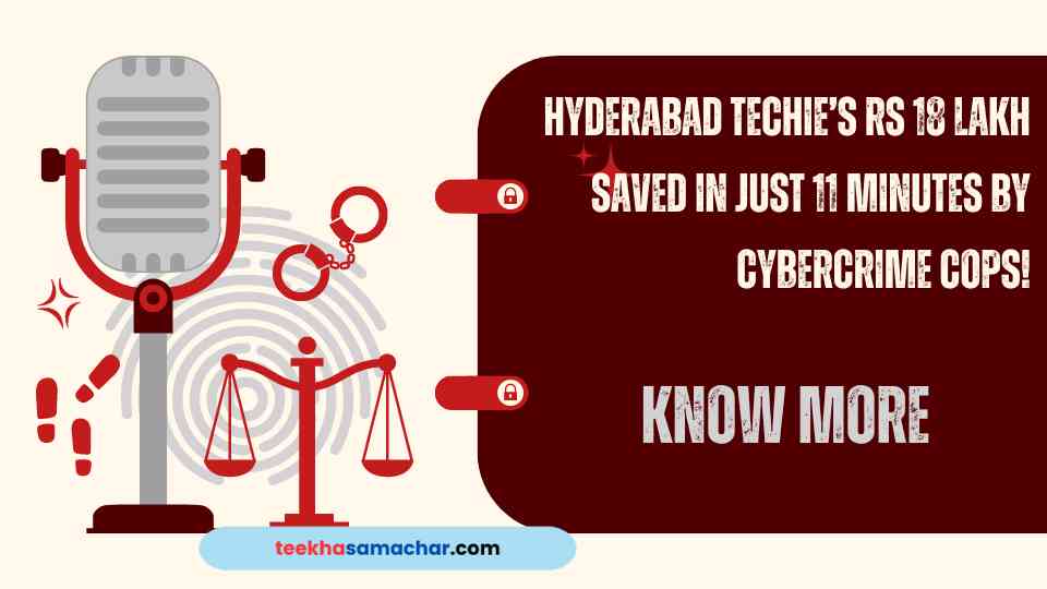 Hyderabad Techie’s Rs 18 Lakh Saved in Just 11 Minutes by Cybercrime Cops!