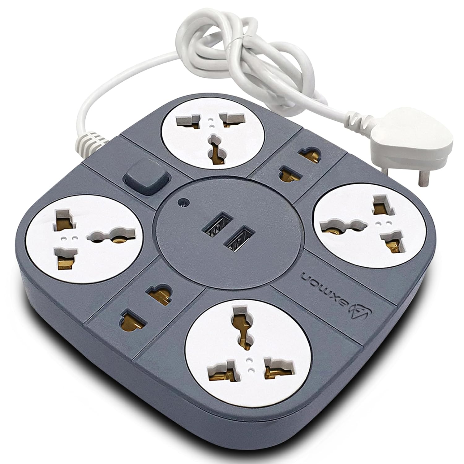 The Axmon® USB Extension Board offers unbeatable safety with fireproof and shockproof materials, 6 universal sockets, and dual smart USB ports for fast charging. See why it’s the ideal power solution for any space!