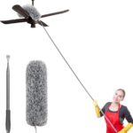 Discover the Hallstatt 2024 Upgraded Long Handle Microfiber Feather Ceiling Duster, designed for easy and efficient cleaning of high ceilings, fans, and hard-to-reach places. Extendable, bendable, and durable.