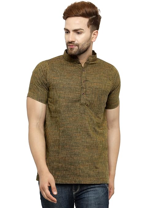 Transform Your Wardrobe with the Enchanted Drapes Men’s Cotton Kurta – Perfect for Casual Elegance!